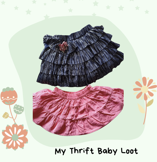 Preloved set of baby skirts (9-18 months)